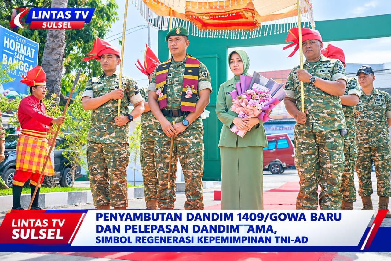 Sambut Dandim Baru, Kodim 1409/Gowa Tegaskan Semangat Kebersamaan dan Regenerasi